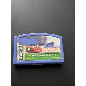 DISNEY PIXAR CARS  2 LEAPSTER LEAPFROG GAME CARTRIDGE K-2ND GRADE AGES 5-8